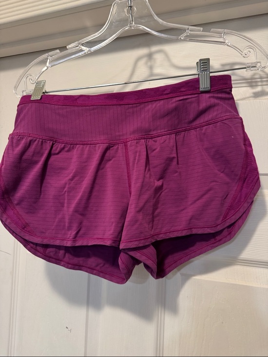 Lululemon speed shorts Women’s Magenta Performance Running Shorts - Picture 2 of 6